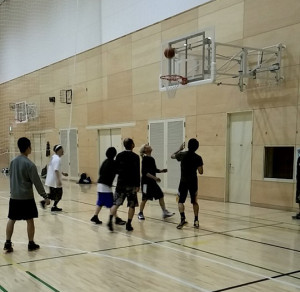 2015年11月12日のバスケット練習2