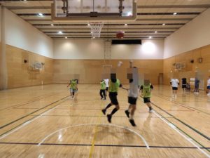 2025年8月28日の本町BBCバスケットボール練習