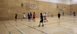 2023年9月28日の本町BBCバスケットボール練習