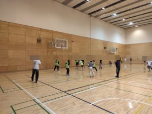 2025年2月20日の本町BBCバスケットボール練習