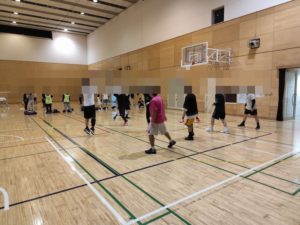 2025年5月1日の本町BBCバスケットボール練習