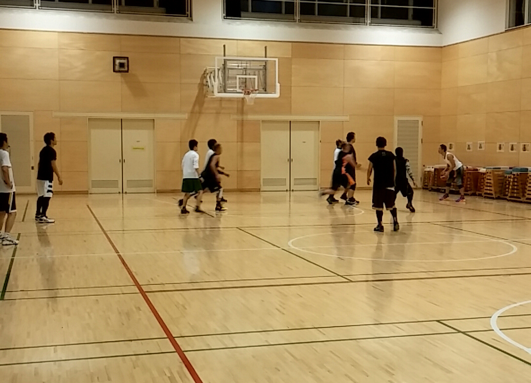 2015年12月17日のバスケットボール練習１