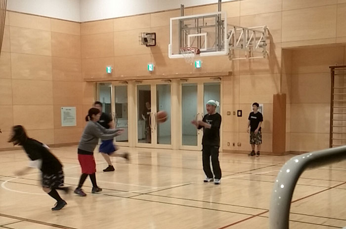 2016年2月4日のバスケットボール練習１