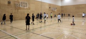 2023年7月27日のバスケットボール練習