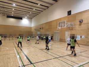 2025年4月17日の本町BBCバスケットボール練習