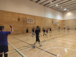 2025年5月22日の本町BBCバスケットボール練習